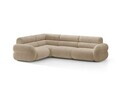 Coltar stanga 5 locuri, Neo, Micadoni Home, 295x210x83 cm, tesatura Chenille, bej inchis