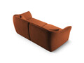 Canapea 3 locuri, Hailey, Micadoni Home, 206x102x79 cm, tesatura boucle, gri deschis