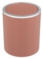 Cos de gunoi cu capac batant, Wenko, Inca, 2 L, 14 x 16.8 x 14 cm, plastic, roz