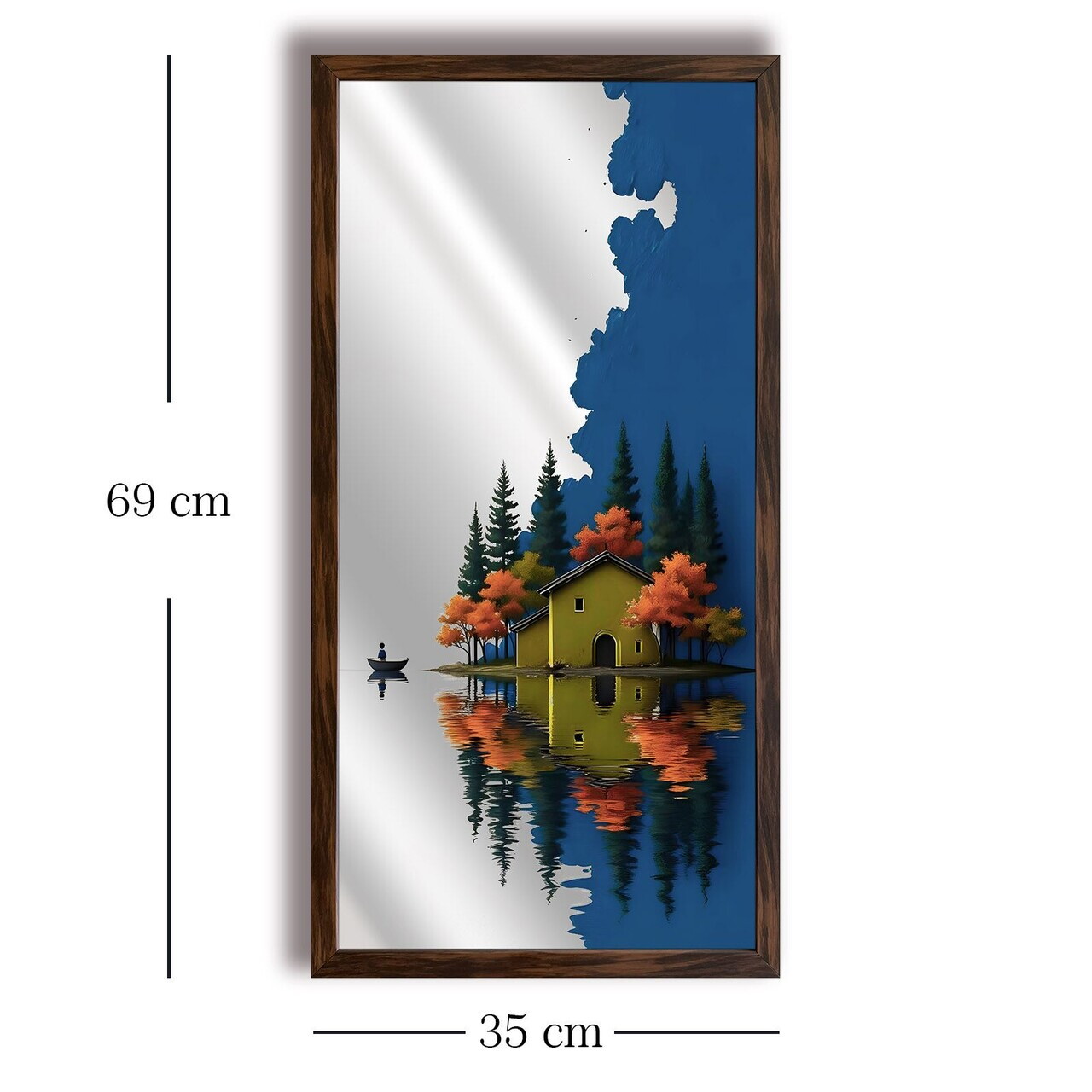 Tablou decorativ, Ahsalct-008, Cadru: 100% PVC (Grosime: 2 cm), Multicolor — imaginea 4