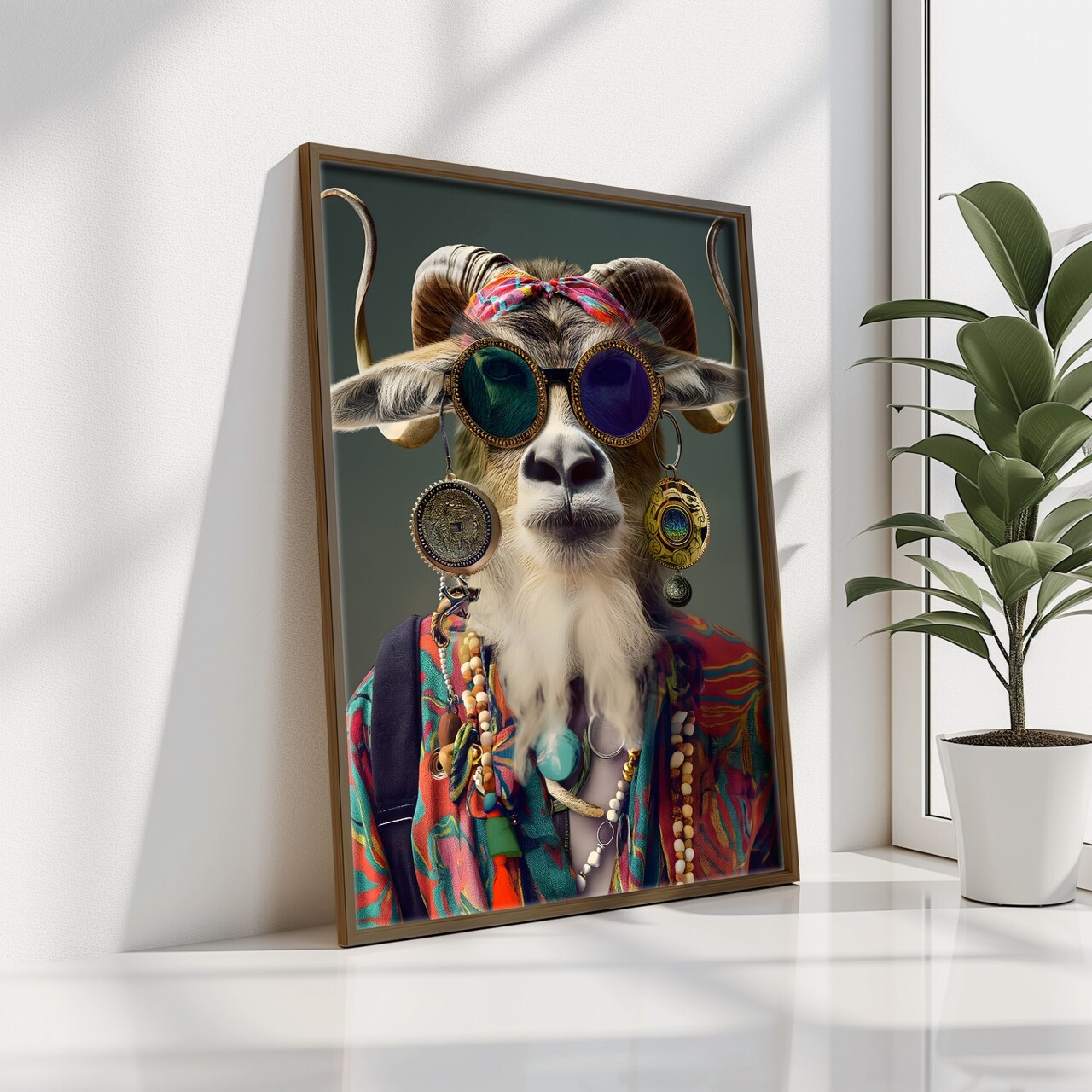 Tablou decorativ, GE054-L, Lemn, Multicolor - view 3