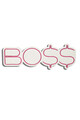 Decoratiune luminoasa LED, BOSS, Benzi flexibile de neon, DC 12 V, Rosu