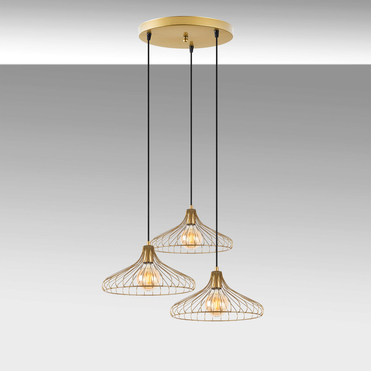 Lustra, Fulgor, 942FLG1432, Metal, Auriu - 2 | YEO