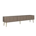 Comoda TV, Hommy Craft, Lyon 43, 180x43x35 cm, PAL, Atlas / Aur