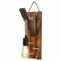 Aplica de perete All Design, handmade, 29x45x23 cm, Walnut