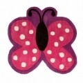 Covor Kiddy Play Polka Butterfly Multi 90X90 cm