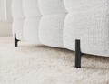 Coltar extensibil dreapta 3 locuri ELTAP, RT-01ROY, Fectory, 346x205x93 cm, lemn/poliester, alb