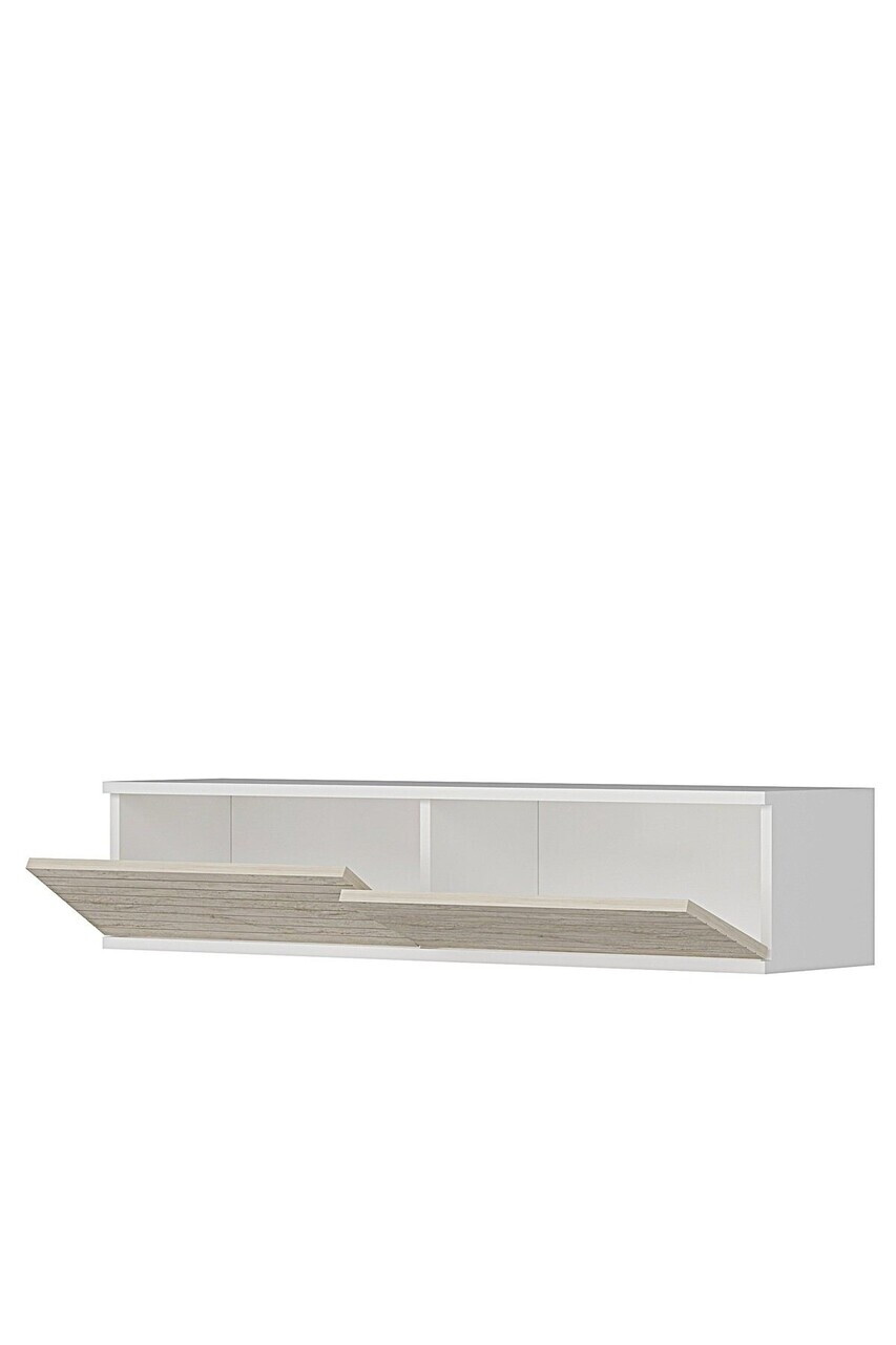 Dulap, Hanah Home, Zeynep 120, 120x25.5x29.6 cm, Alb / Travertin — imaginea 6