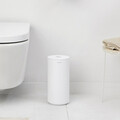 Suport role rezerva hartie igienica, Brabantia, MindSet, 15.1x13.7x30 cm, otel, Alb