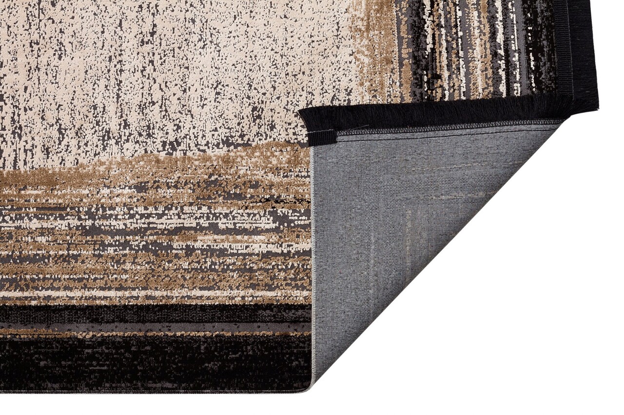 Covor, St 15 Black Vizon Xw , 120x180 cm, Poliester, Negru / nurcă - 3 | YEO