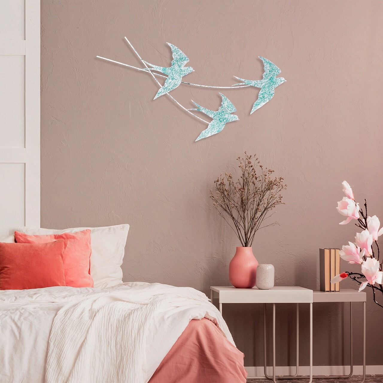 Decoratiune de perete, Wallow 4, Dimensiune: 42 x 70 cm, Multicolor - view 3