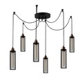 Lustra, Alby, 525NOR1462, Metal, Negru/Bronz
