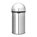 Cos de gunoi, Brabantia, Matt Steel, 60 L, 40x40x81 cm, otel, argintiu