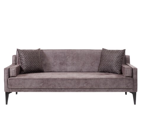 Canapea extensibila doruk, pandia home, 195x80x80 cm, lemn, gri inchis