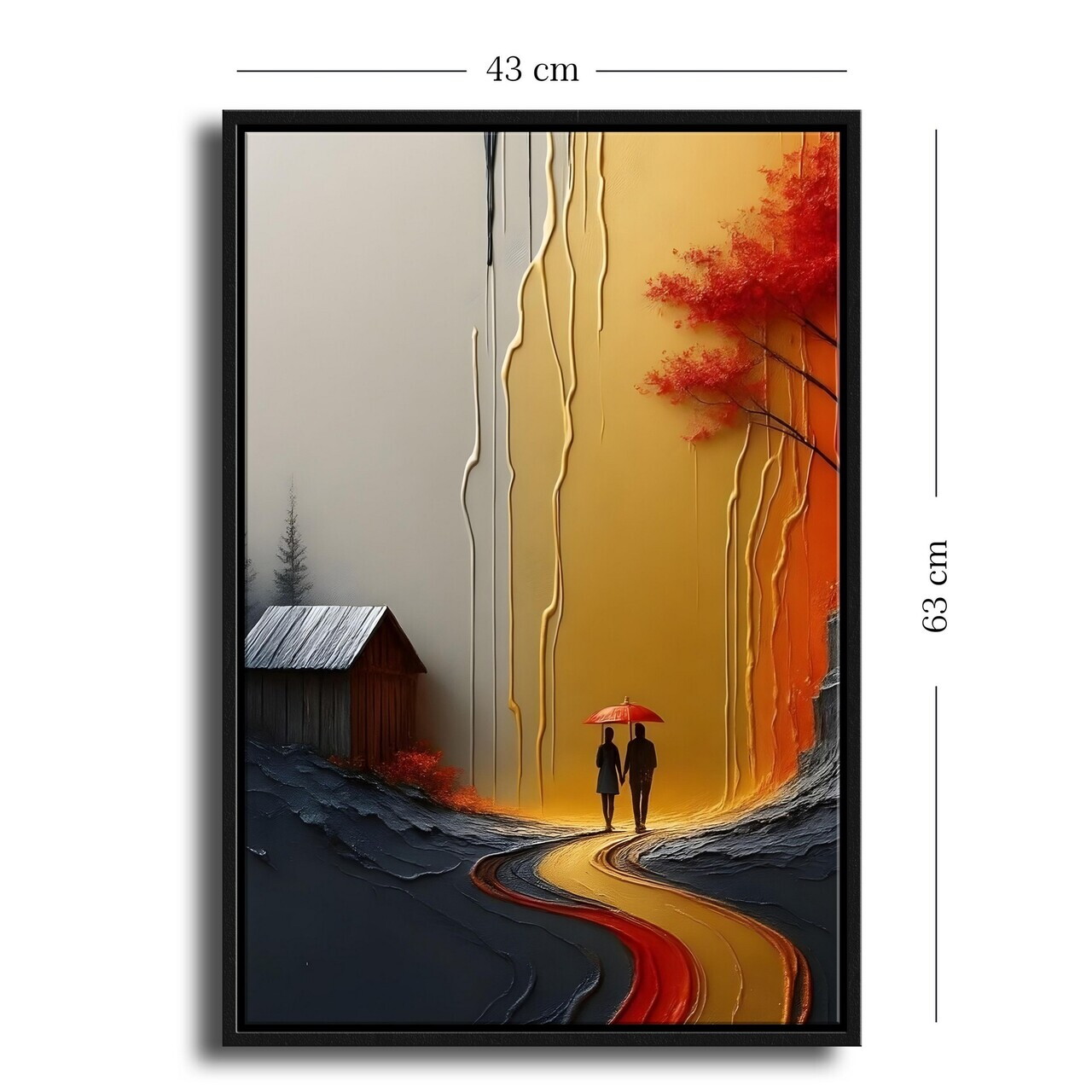 Tablou decorativ, 4363Lcsyh-021, Cadru: PVC (Grosime: 5 cm), Multicolor — imaginea 5