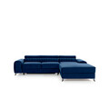 Coltar extensibil dreapta 3 locuri ELTAP, RT-40VE, Grayson, 278x205x92 cm, lemn/poliester, albastru inchis