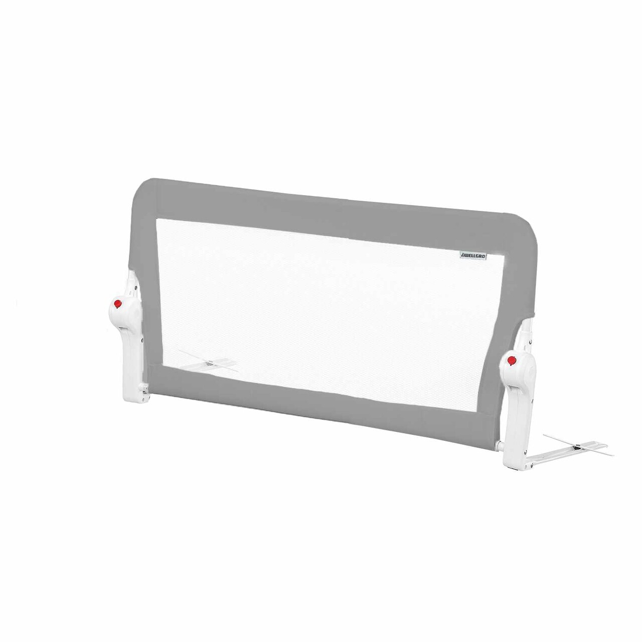 Margine de siguranta pentru pat, Wallxpert, Bed Safety Rail 90, Gri - imagine 2