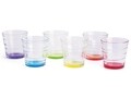 Set 6 pahare pentru apa, Formentera, Excelsa, 290 ml, sticla, multicolor