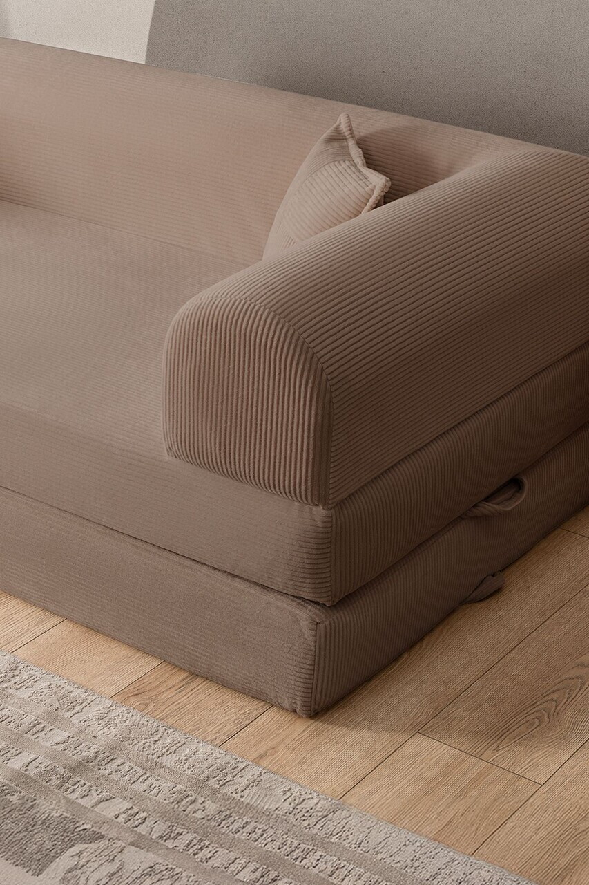 Canapea extensibila 3 locuri, Atelier del Sofa, 118FVL1304, Tesatura plus reiata, Bej - view 4