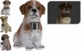 Lampa solara de gradina, 24 cm, Shar pei