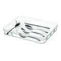 Organizator tacamuri pentru sertar bucatarie, iDesign, 25x35x5 cm