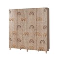 Dulap pentru haine, Vella, Loni 4 -912, 180x192x52 cm, PAL, Sonomo