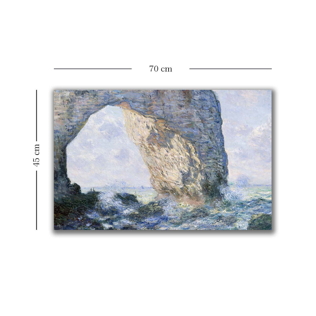 Tablou decorativ, 4570MONET021, Lemn, Multicolor - view 3