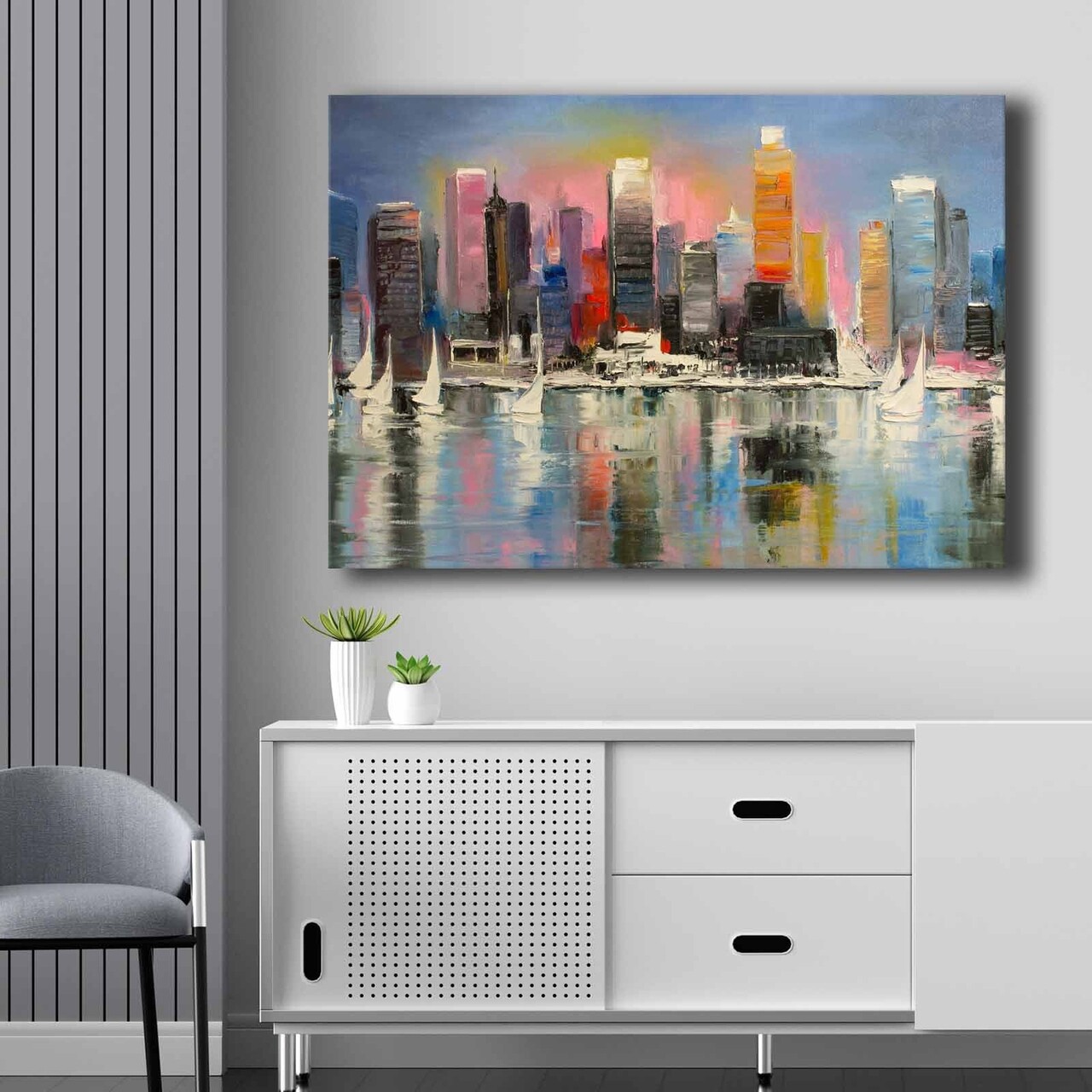 Tablou decorativ, 70100NISC-004, Lemn, Multicolor - view 2