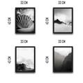 Set 4 tablouri decorative, Wave Set, PAL, Hartie, Multicolor