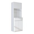 Dulap multifunctional, Hanah Home, 2736, 60x180x42 cm, PAL MELAMINAT, Alb