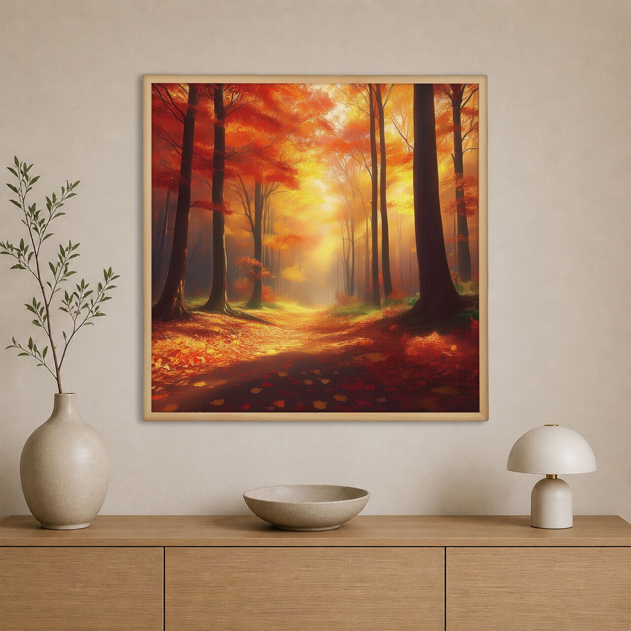 Tablou decorativ Cc-K-Ah-1008 PÂNZĂ Cadru: 100% LEMN (Grosime: 18 mm) Multicolor