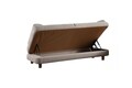 Canapea extensibila cu 3 locuri, Artie, 560ARE4168, Cadru: LEMN/PAL, Crem / Albastru