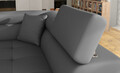 Coltar extensibil dreapta 4 locuri, ELTAP, Anton, 272x203x85 cm, lemn/poliester, gri inchis/gri inchis
