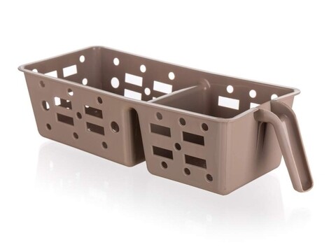 Organizator pentru frigider, culinaria, banquet, 30.5x12x8 cm, maro