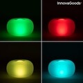 Taburet gonflabil cu LED Multicolor si Telecomanda Pulight, InnovaGoods, RBG, Ø50 x 30 cm