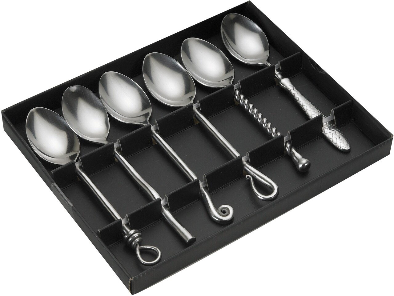 Set 6 Linguri Assorted, Jean Dubost, Inox, Argintiu