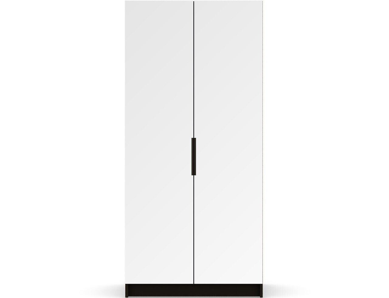 Dulap pentru haine cu oglinda ELTAP, BM2-SZA100, Mirtillo, 100x60x216 cm, PAL laminat, negru — imaginea 7