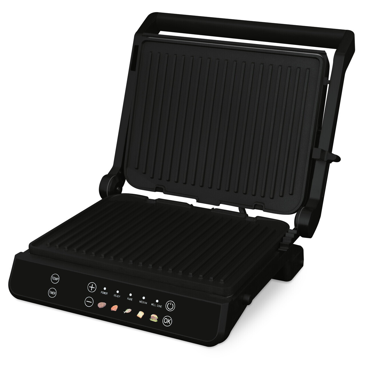 Gratar electric Berlinger Haus, Black Rose, 2200W, 29x23 cm, negru - imagine 4