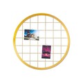 Decoratiune de perete, Moodboard 7, Metal, Dimensiune: 55 x 55 cm, Auriu