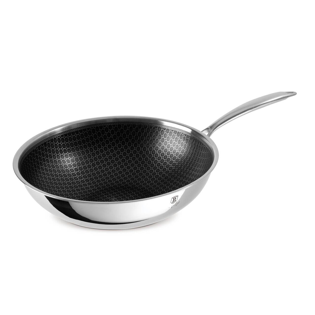 Tigaie Wok Berlinger Haus, Eternal, 30 cm, inox, argintiu - imagine 7