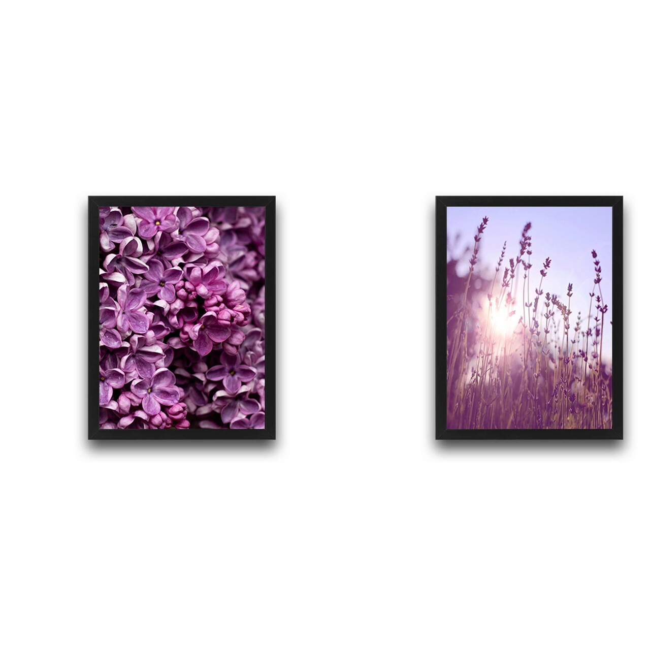 Set 2 tablouri decorative, Purple Set, PAL, Hartie, Multicolor - 1 | YEO