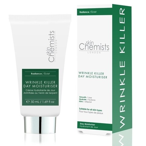 Crema hidratanta antirid de zi, SkinChemists, Wrinkle Killer Day, 50 ml