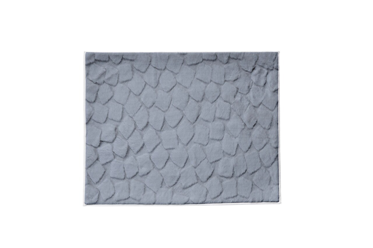 Set covorase de baie, L'essentiel Maison, Rabbit, Antracit - imagine 3