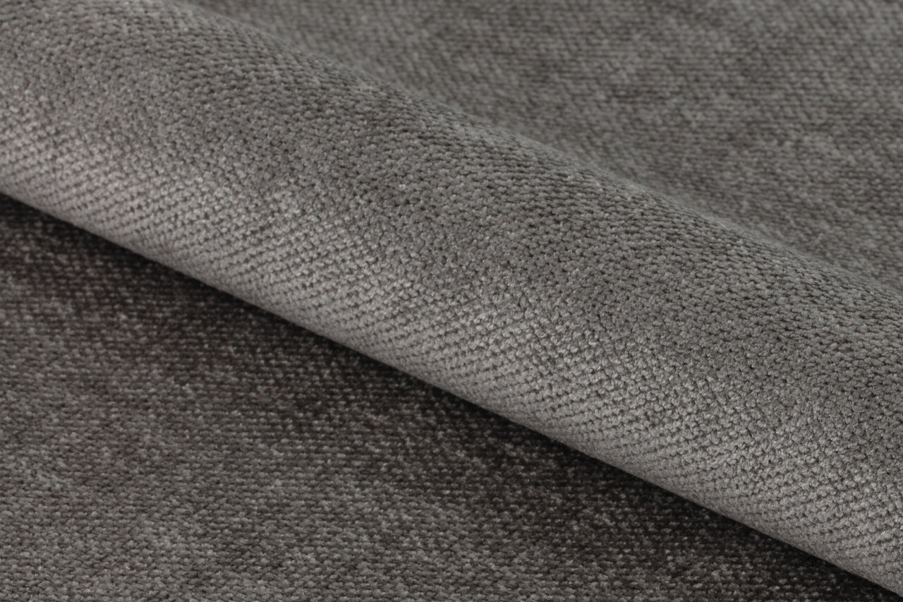 Scaun Ann, Actona, 54.5x54x77.5 cm, tesatura Chenille/otel, gri inchis - view 5