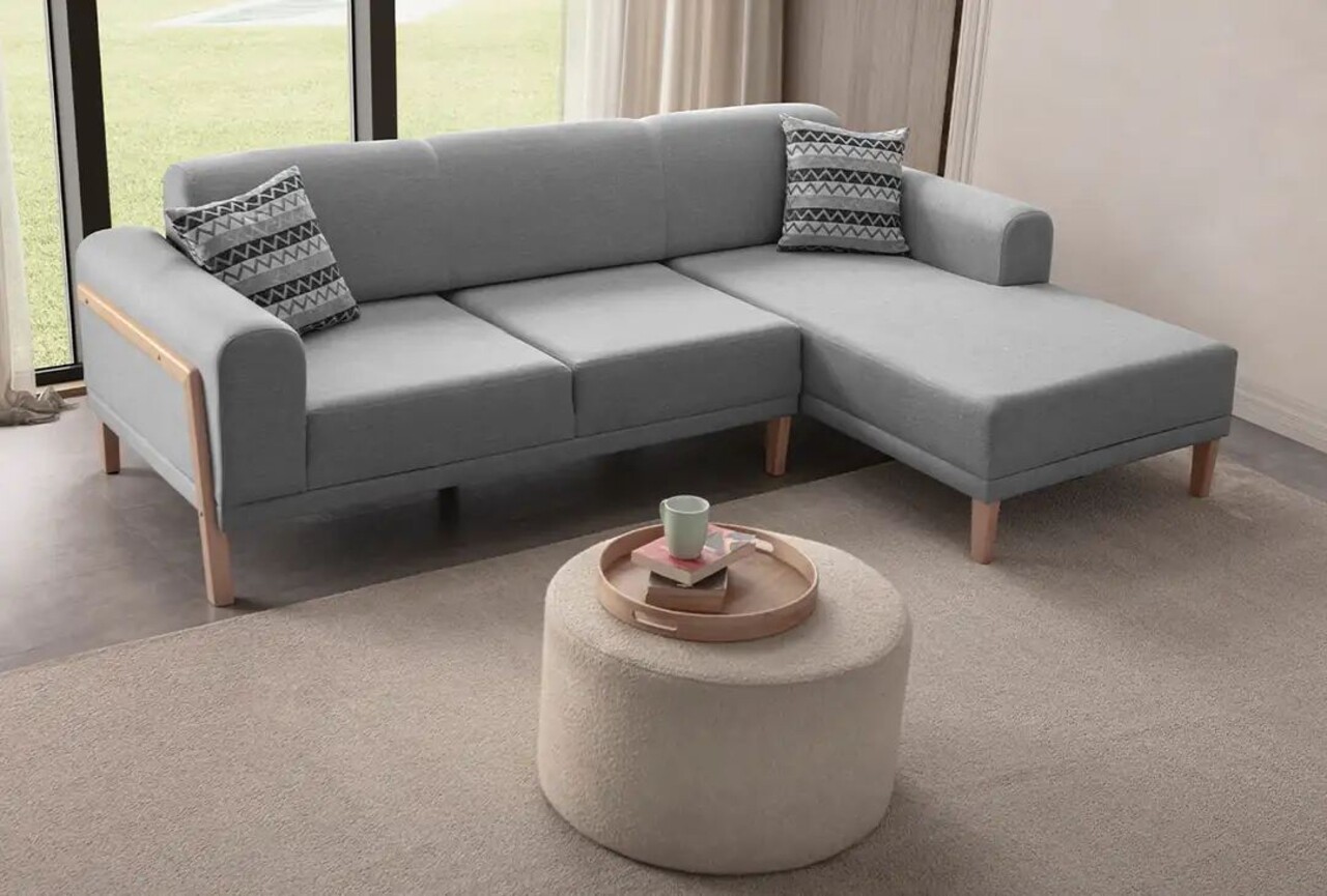Coltar, Atelier del Sofa, 752EST1350, Lemn de carpen;PAL, Gri - view 2