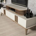 Comoda TV, Hommy Craft, Eylul, 168x39x51 cm, PAL, Crem
