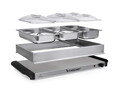 Incalzitor de servire bufet Beper, 300W, 63x37x14 cm, inox/plastic, argintiu