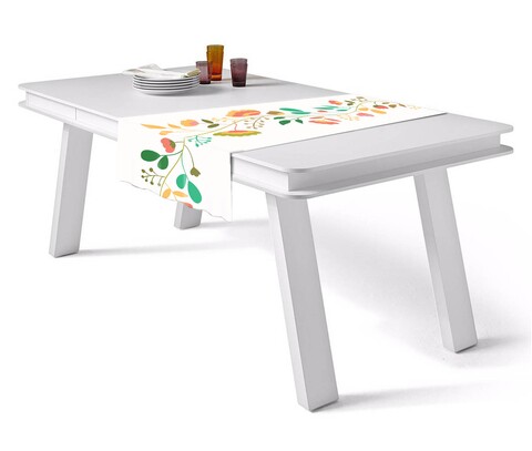 Traversa de masa rnnr-059, kitchen love, 40x140 cm, poliester, multicolor