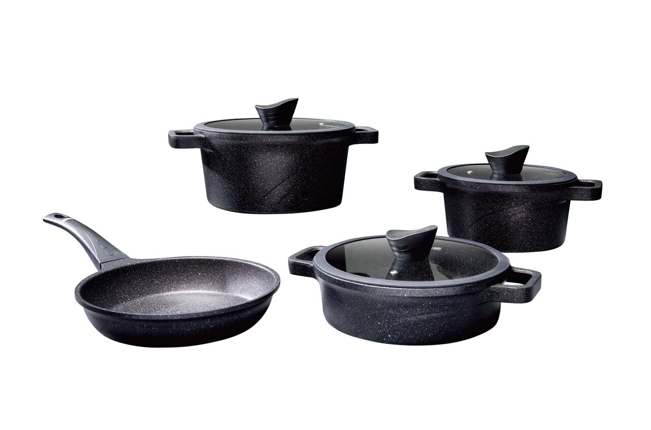 Set vase pentru gatit, Hermia, 343HNG1106, Baza de indicție, Negru - view 8