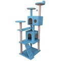 Casă pentru pisici, Paws & Whiskers, Siena, MATERIAL TEXTIL WELSOFT, Turcoaz